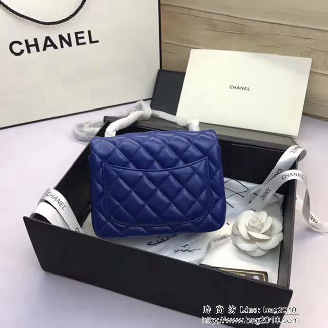 香奈兒CHANEL 升級版A1115進口小羊皮金銀鏈條單肩斜挎包 DSC1626